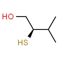 ChemSpider 2D Image | (2R)-3-Methyl-2-sulfanyl-1-butanol | C5H12OS