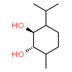 ChemSpider 2D Image | (1S,2S)-3-Isopropyl-6-methyl-1,2-cyclohexanediol | C10H20O2