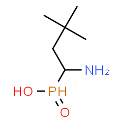 ChemSpider 2D Image | (1-Amino-3,3-dimethylbutyl)phosphinic acid | C6H16NO2P