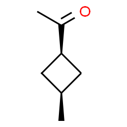 ChemSpider 2D Image | 1-(cis-3-Methylcyclobutyl)ethanone | C7H12O