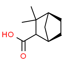 ChemSpider 2D Image | (1R,4S)-3,3-Dimethylbicyclo[2.2.1]heptane-2-carboxylic acid | C10H16O2