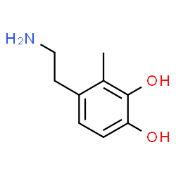 ChemSpider 2D Image | 2-METHYLDOPAMINE | C9H13NO2