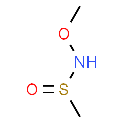 ChemSpider 2D Image | N-Methoxymethanesulfinamide | C2H7NO2S