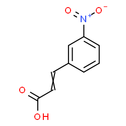 ChemSpider 2D Image | 3-(3-Nitrophenyl)acrylic acid | C9H7NO4