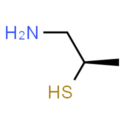 ChemSpider 2D Image | (2R)-1-Amino-2-propanethiol | C3H9NS