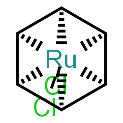 ChemSpider 2D Image | Dichloro[(1,2,3,4,5,6-eta)-1,2,3,4,5,6-cyclohexanehexayl]ruthenium | C6H6Cl2Ru