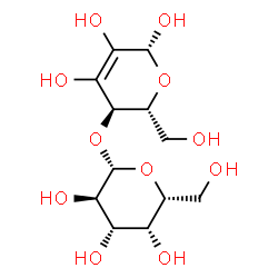 ChemSpider 2D Image | 4-O-beta-D-Galactopyranosyl-beta-D-erythro-hex-2-enopyranose | C12H20O11