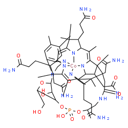ChemSpider 2D Image | CSID:61711105 | C62H93CoN13O14P