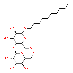 ChemSpider 2D Image | Decyl 4-O-beta-L-gulopyranosyl-beta-L-threo-hex-4-enopyranoside | C22H40O11