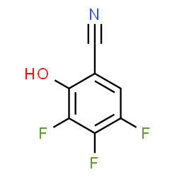 ChemSpider 2D Image | 3,4,5-Trifluoro-2-hydroxybenzonitrile | C7H2F3NO