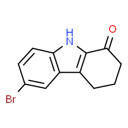 ChemSpider 2D Image | 6-bromo-2,3,4,9-tetrahydro-carbazol-1-one | C12H10BrNO