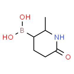 ChemSpider 2D Image | (2-Methyl-6-oxo-3-piperidinyl)boronic acid | C6H12BNO3