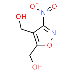 ChemSpider 2D Image | (3-Nitro-1,2-oxazole-4,5-diyl)dimethanol | C5H6N2O5