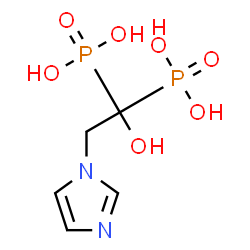ChemSpider 2D Image | Zoledronic acid | C5H10N2O7P2
