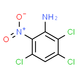 ChemSpider 2D Image | 2,3,5-Trichloro-6-nitroaniline | C6H3Cl3N2O2