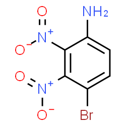 ChemSpider 2D Image | 4-Bromo-2,3-dinitroaniline | C6H4BrN3O4