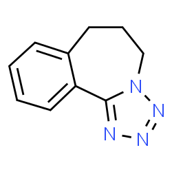 ChemSpider 2D Image | 6,7-Dihydro-5H-tetrazolo[5,1-a][2]benzazepine | C10H10N4