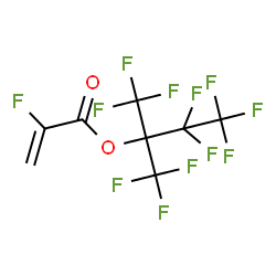 ChemSpider 2D Image | 1,1,1,3,3,4,4,4-Octafluoro-2-(trifluoromethyl)-2-butanyl 2-fluoroacrylate | C8H2F12O2