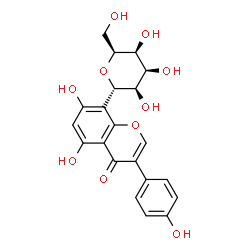 ChemSpider 2D Image | (6S)-2,6-Anhydro-6-[5,7-dihydroxy-3-(4-hydroxyphenyl)-4-oxo-4H-chromen-8-yl]-L-altritol | C21H20O10