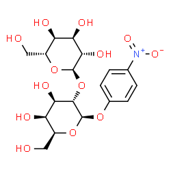 ChemSpider 2D Image | 4-Nitrophenyl 2-O-alpha-D-altropyranosyl-beta-L-galactopyranoside | C18H25NO13