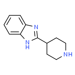 ChemSpider 2D Image | 2-piperidin-4-yl-1H-benzimidazole | C12H15N3