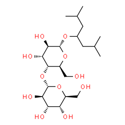 ChemSpider 2D Image | 2,6-Dimethyl-4-heptanyl 4-O-alpha-L-altropyranosyl-alpha-L-altropyranoside | C21H40O11