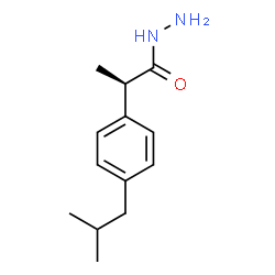 ChemSpider 2D Image | (2R)-2-(4-Isobutylphenyl)propanehydrazide | C13H20N2O