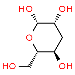 ChemSpider 2D Image | 3-Deoxy-beta-L-arabino-hexopyranose | C6H12O5
