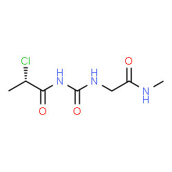 ChemSpider 2D Image | (2S)-2-Chloro-N-{[2-(methylamino)-2-oxoethyl]carbamoyl}propanamide | C7H12ClN3O3