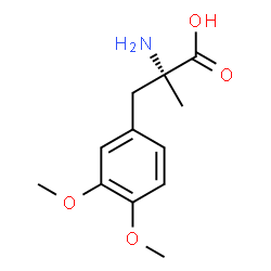 ChemSpider 2D Image | 3-Methoxy-O,alpha-dimethyl-D-tyrosine | C12H17NO4