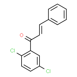 ChemSpider 2D Image | (2E)-1-(2,5-Dichlorophenyl)-3-phenyl-2-propen-1-one | C15H10Cl2O
