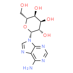ChemSpider 2D Image | 9-(beta-D-Altropyranosyl)-9H-purin-6-amine | C11H15N5O5