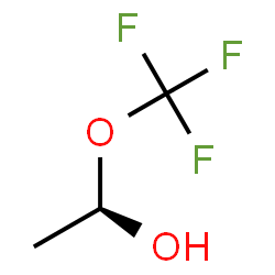 ChemSpider 2D Image | (1R)-1-(Trifluoromethoxy)ethanol | C3H5F3O2