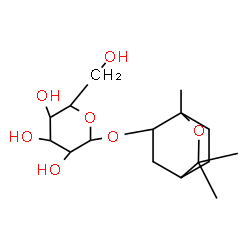 ChemSpider 2D Image | (1S,4R,6S)-1,3,3-Trimethyl-2-oxabicyclo[2.2.2]oct-6-yl alpha-L-talopyranoside | C16H28O7