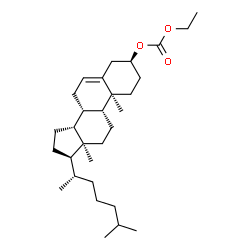 ChemSpider 2D Image | (3beta,9beta,10alpha,13alpha,14beta,20S)-Cholest-5-en-3-yl ethyl carbonate | C30H50O3