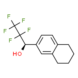 ChemSpider 2D Image | (1R)-2,2,3,3,3-Pentafluoro-1-(5,6,7,8-tetrahydro-2-naphthalenyl)-1-propanol | C13H13F5O