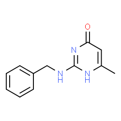 ChemSpider 2D Image | 2-(benzylamino)-6-methylpyrimidin-4-ol | C12H13N3O