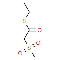 ChemSpider 2D Image | S-Ethyl (methylsulfonyl)ethanethioate | C5H10O3S2