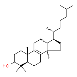 ChemSpider 2D Image | 18-Nordammara-8,24-dien-3-ol | C29H48O