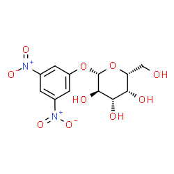 ChemSpider 2D Image | 3,5-Dinitrophenyl beta-D-galactopyranoside | C12H14N2O10