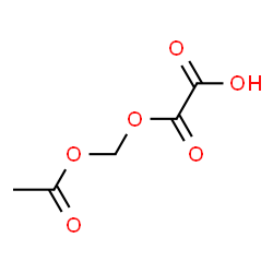 ChemSpider 2D Image | (Acetoxymethoxy)(oxo)acetic acid | C5H6O6