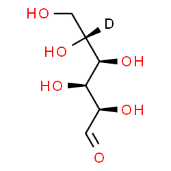 ChemSpider 2D Image | D-(C~5~-~2~H)Glucose | C6H11DO6