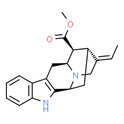 ChemSpider 2D Image | Methyl (16S,19E)-sarpagan-17-oate | C20H22N2O2
