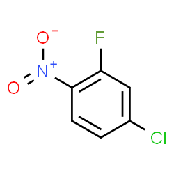 ChemSpider 2D Image | 4-Chloro-2-fluoronitrobenzene | C6H3ClFNO2