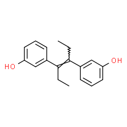ChemSpider 2D Image | 3,3'-[(3E)-3-Hexene-3,4-diyl]diphenol | C18H20O2