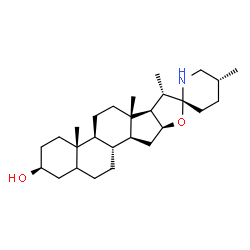 ChemSpider 2D Image | (3beta,22alpha,25R)-Spirosolan-3-ol | C27H45NO2