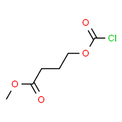 ChemSpider 2D Image | Methyl 4-[(chlorocarbonyl)oxy]butanoate | C6H9ClO4