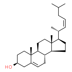 ChemSpider 2D Image | (3beta,22Z)-Cholesta-5,22-dien-3-ol | C27H44O