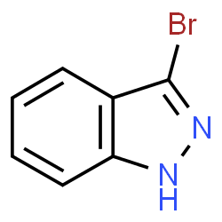 ChemSpider 2D Image | 3-Bromo-1H-indazole | C7H5BrN2