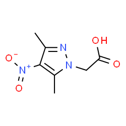 ChemSpider 2D Image | (3,5-Dimethyl-4-nitropyrazol-1-yl)acetic acid | C7H9N3O4